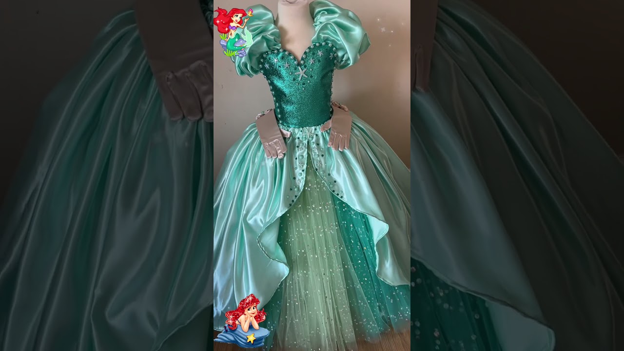 🧜‍♀️ Princess Ariel The Little Mermaid Tutu Dress 🧜‍♀️