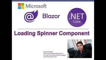 Loading Spinner Component in Blazor C# .Net Core(3.1) Session-17