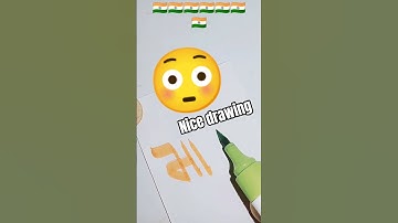 indian flag sketch colour as tiranga independence day drawing #drawing #art #trending #shorts