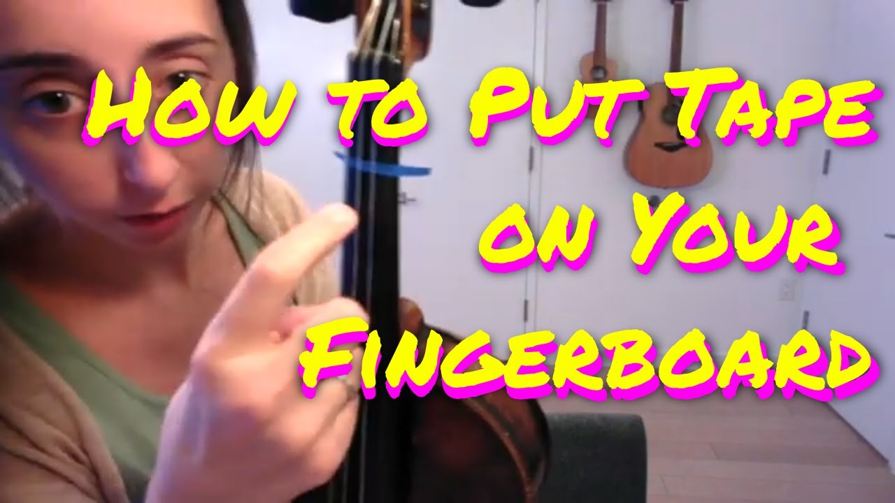 Absolute Beginner Violinists How to Put Tapes on Your Violin (so you