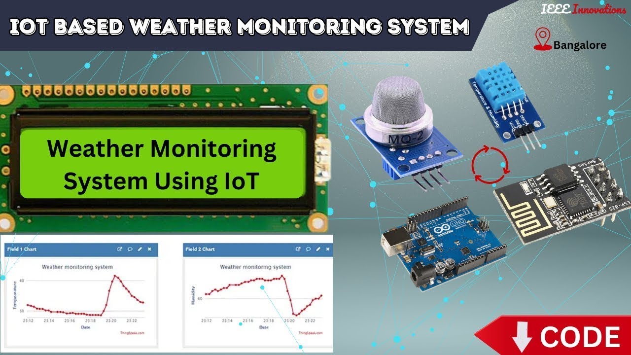 Smart Weather Monitoring System using Arduino - YouTube