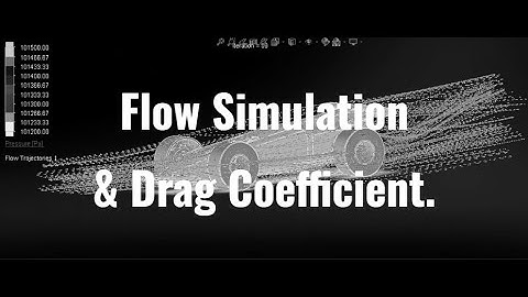 C02 Car Drag Coefficient/Flow Simulation In SolidWorks