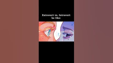 EXTROVERT vs. INTROVERT #originalart  #socialanxiety #animation