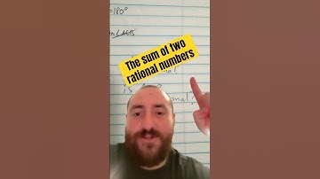 Is the sum of two rational numbers rational? #rationalnumbers #math #tutor #addition #arithmetic