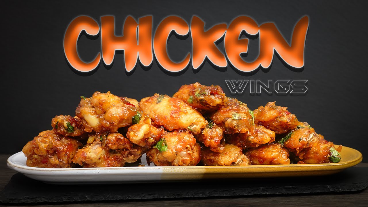 Delicious Double Fried Chicken Wings Covered in Amazing Glaze Retetele Elenei 4K YouTube
