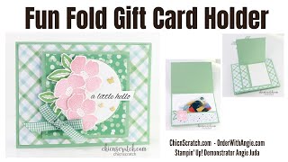 🔴 Fun Fold Gift Card Holder