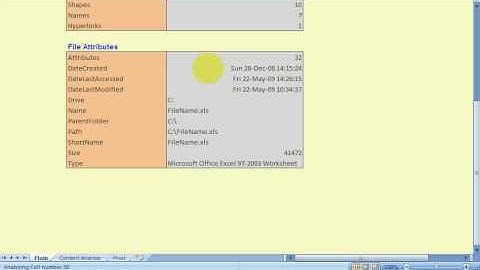 ExcelExperts.com - VBA Tutorial - Analyse A Workbook