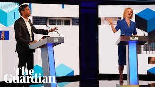 Rishi Sunak and Liz Truss clash in their first headtohead TV debate