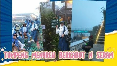 tumpeng menoreh berkabut seperti alam semesta yang hampa