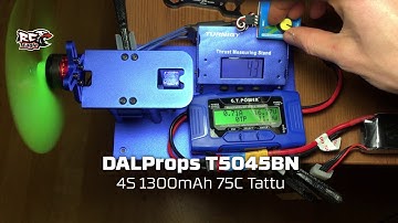 EMAX RS2205 2300KV - DAL Props T5045BN 5x4.5 Bullnose Thrust Test - 4S LiPo