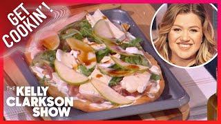 Kelly Makes A Mom-Approved Flatbread Pizza