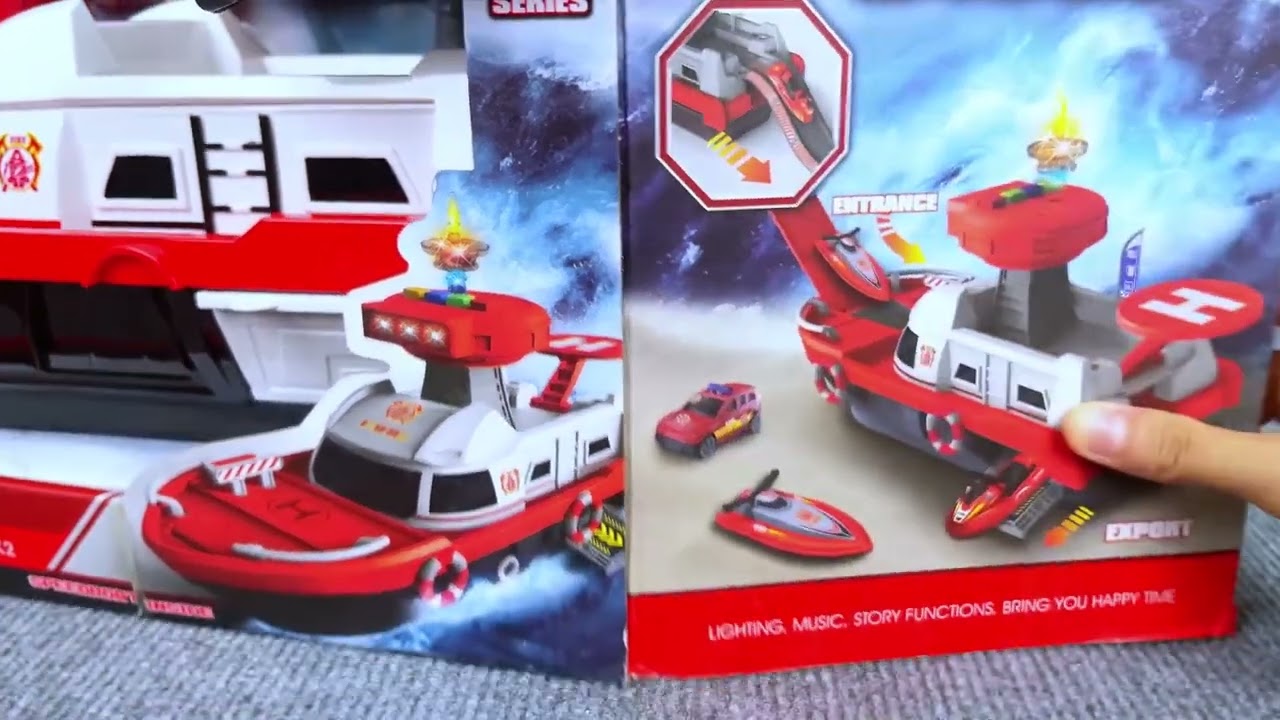 🔥 Satisfying Unboxing: Unleashing Adventure with the Fire Department Gear! 🚒🎁