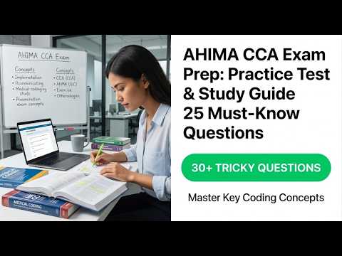 2026 AHIMA CCA Exam Prep | 25 Essential Practice Questions & Study ...