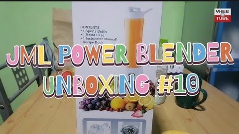 JML POWER BLENDER UNBOXING