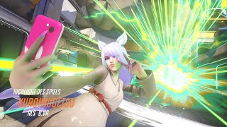 [Overwatch 2] Squished! Triple Kill...🤣[Highlight D'va]