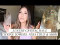 Luxury Crystal Haul! THE Most Beautiful Rainbows 🌈