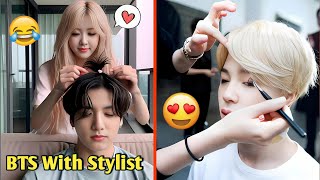 BTS With Stylist Staff (Sweet Moments)