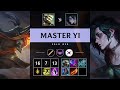 Master Yi Mid vs Hwei - KR Master Patch 25.21