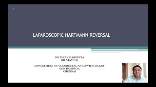 LAPAROSCOPIC HARTMANN REVERSAL PROCEDURE