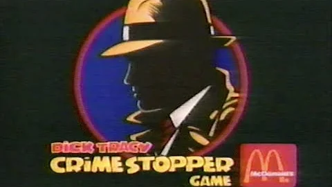 Dick Tracy McDonald's Commercial - Crime Stopper S...