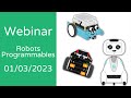Webinaire robots programmables  1 mars 2023