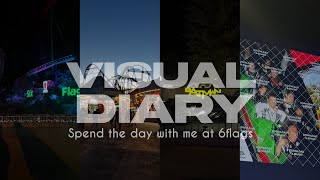 VISUAL DIARY ✨! EP 1: spend the day with me at 6 flags Magic Mountain