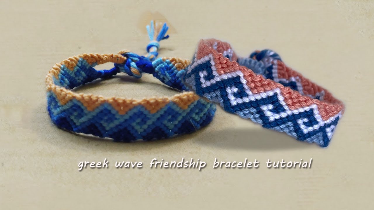 greek wave bracelet tutorial (intermediate)