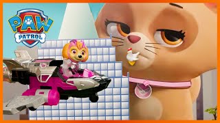 Mighty Pups Stop a Giant Kitty - PAW Patrol - Toy Play Episode for Kids