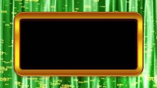 Number 2019 Special Green & Black Screen Hd Frame