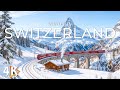 Winter in Switzerland 4K UHD | Winter Wonderland of Swiss Alps & Crystal Reflections