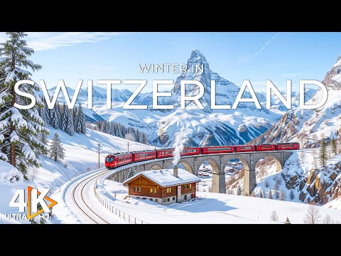 Winter In Switzerland 4K UHD Winter Wonderland Of Swiss Alps Crystal Reflections