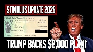 Trump Backs Stimulus Plan — What It Means for Your Payments