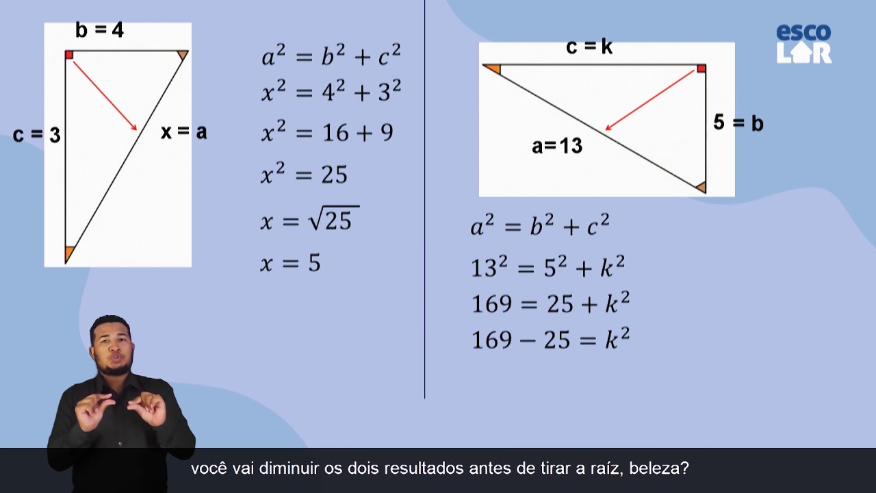 MatemÁtica Fundamental Teorema De PitÁgoras 259