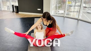 Yoga Flow — Full Body Strech — Part 2 HOT GIRLS  RELAXING  YOGA WITH BEAUTIFUL GIRLS