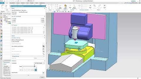 NX CAM Lecture 15, 4 AXIS Machine Simulation