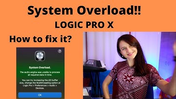 How to Fix System Overload in Logic Pro X tips