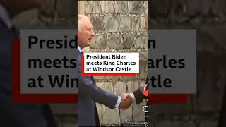 King Charles&Joe Biden share a warm handshake viral share comment subscribe