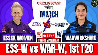 🔴Essex vs Warwickshire Women, 1st T20 Match | ESS-W vs WAR-W | T20 Blast Women 2026 - Live Score screenshot 3