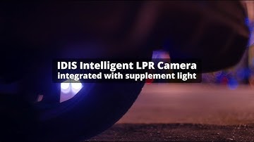 IDIS Intelligent LPR Camera