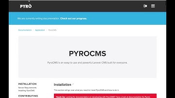 Installing PyroCMS v3