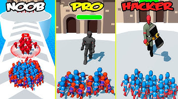 Heroes Assemble - NOOB vs PRO vs HACKER