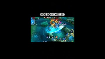 AAMON KILLED LORD | MLBB #mobilelegends #shorts