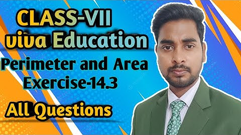 viva Education start up mathematics Class 7|| Perimeter and Area  ||Ex.14.3|| Exam score