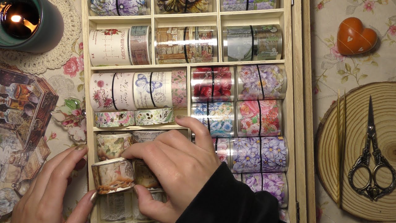 ASMR 🎧 Medicinal Herbs Storehouseㅣ#papertherapy #asmr #scrapbooking #papercraft #papersounds #craft