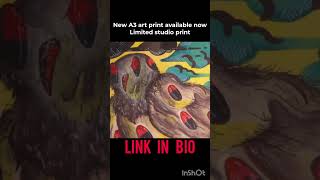 Multi-Eyed Creature Art Print