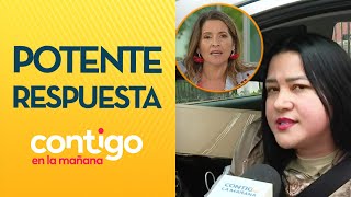 "HACER LO QUE CHILE PIDE": La potente respuesta de Monse Álvarez a venezolana - Contigo en la Mañana