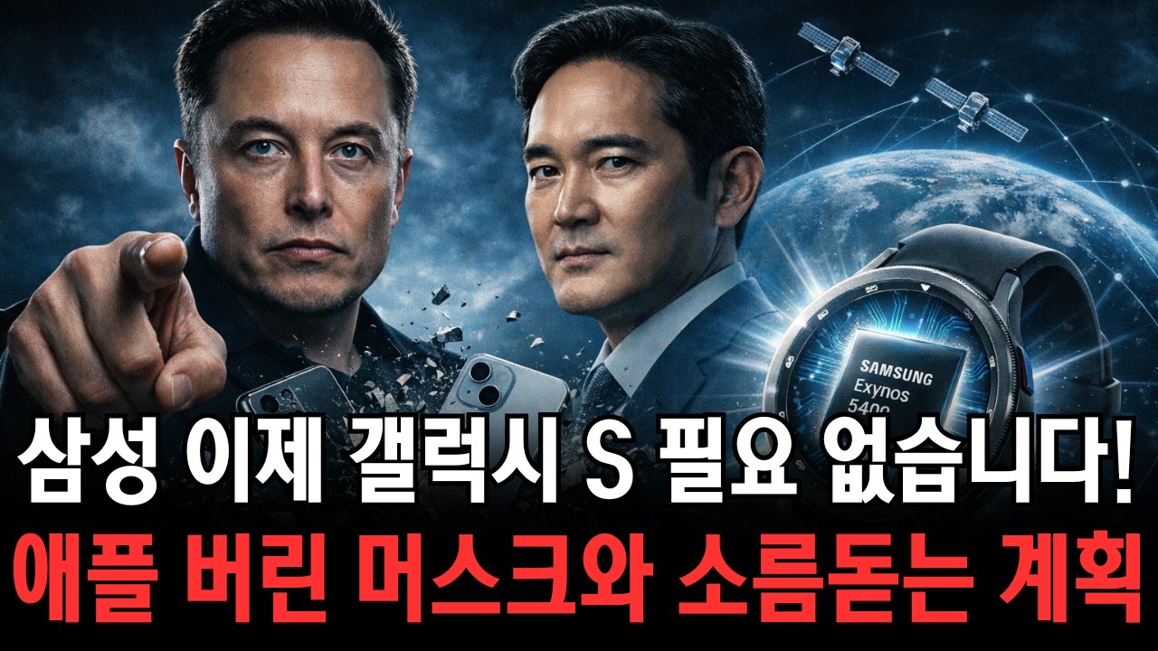 스마트폰 없애려고 삼성과 머스크가 설계한 웨어러블 미래의 충격적인 서막