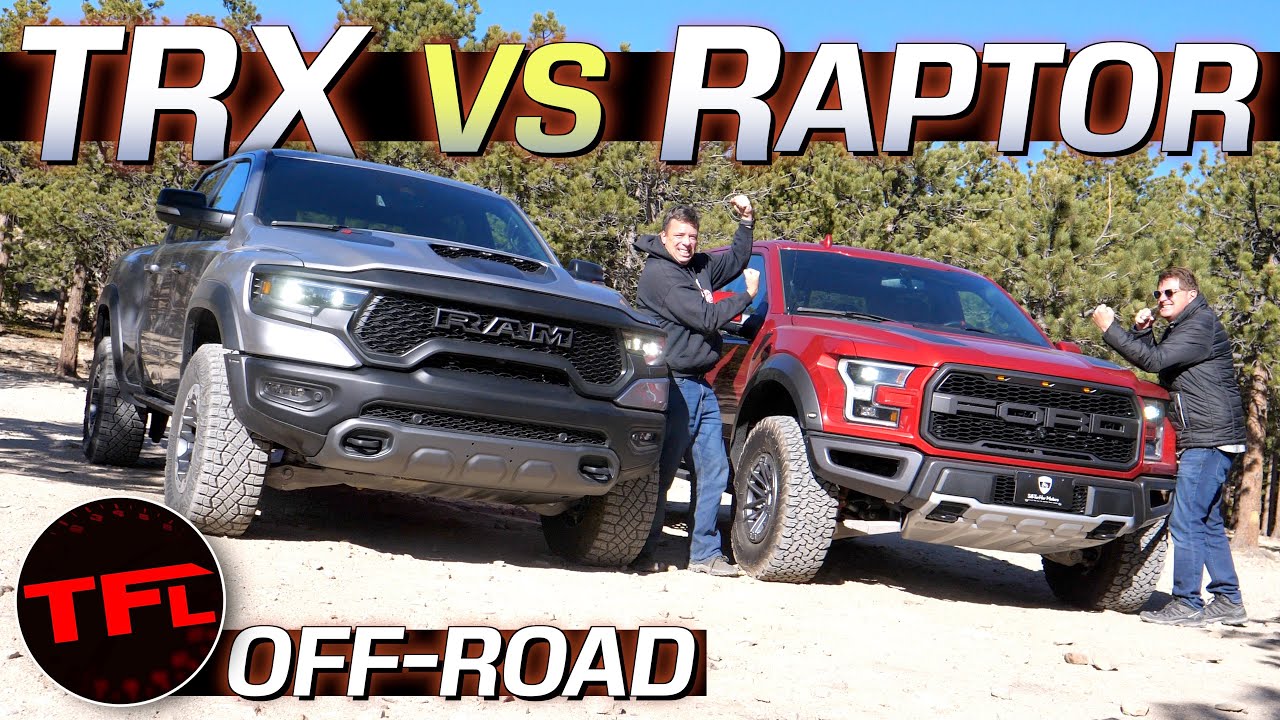 Trx And Raptor It’s On! Ram TRX vs Ford F-150 Raptor In SURPRISING Off-Road Showdown ...