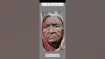 old woman face indian photo editing Autodesk sketchbook face smooth #shorts #viralvideo #viral