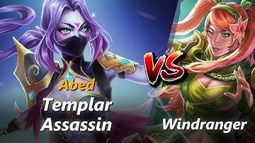 How to Templar Assassin mid vs Windranger (feat. Abed) | First 10 minutes